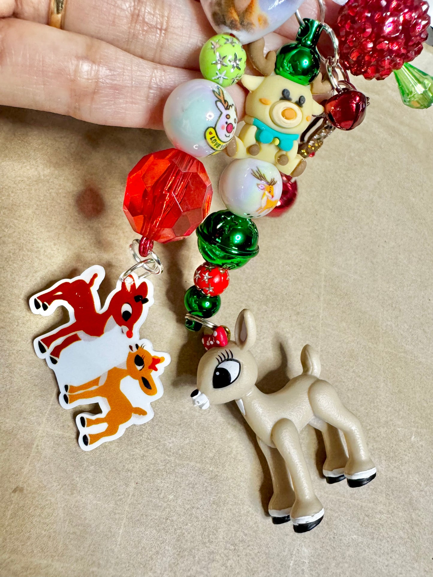 Clarice Rudolph the Red Nosed Reindeer Journal Charm