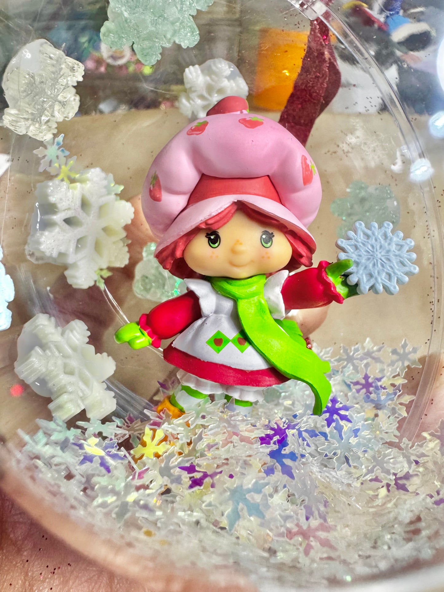 Strawberry Shortcake Shaker Ornament