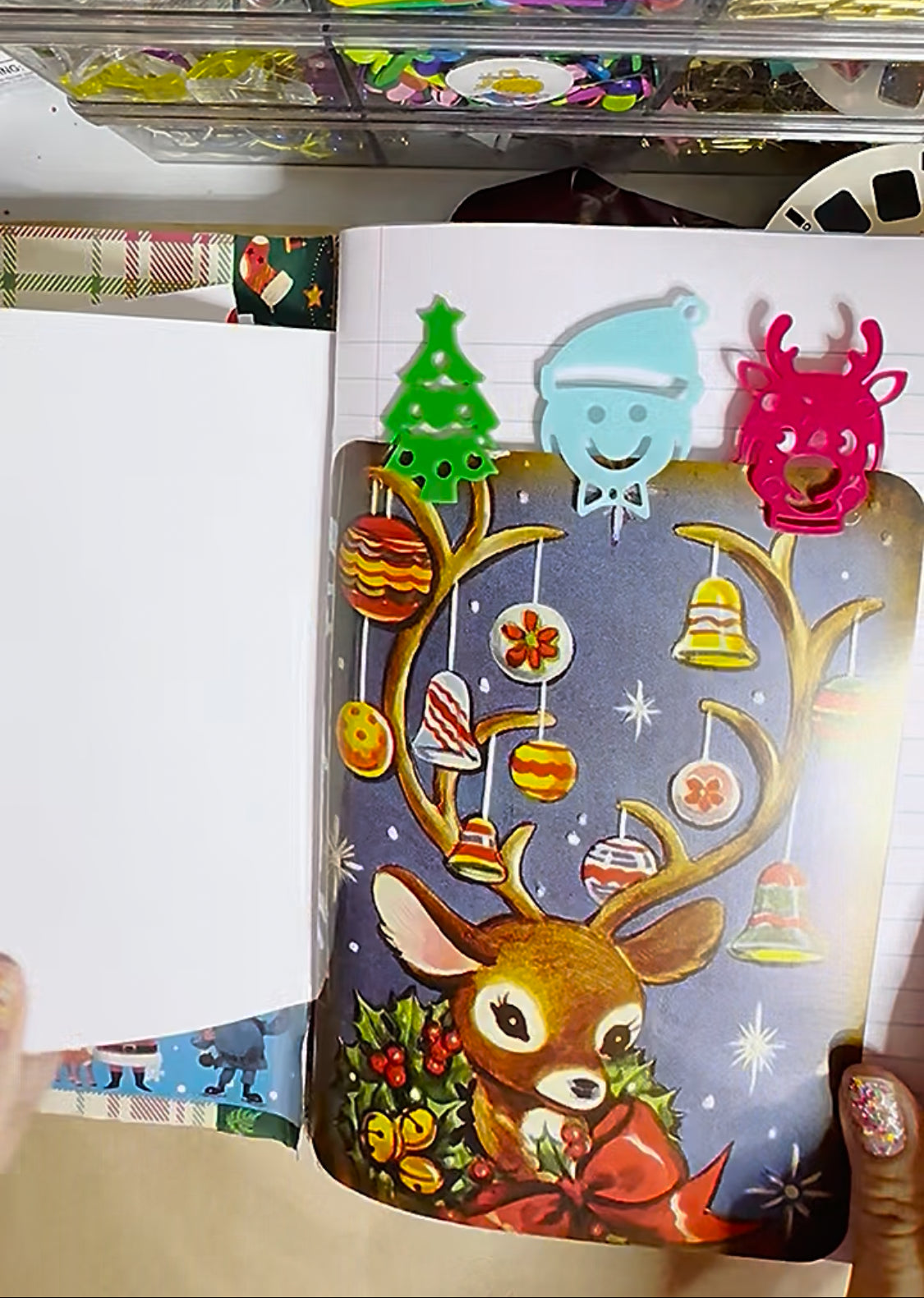🦌🎄Rudolph the Red Nosed Reindeer Chunky Junky Junk Journal