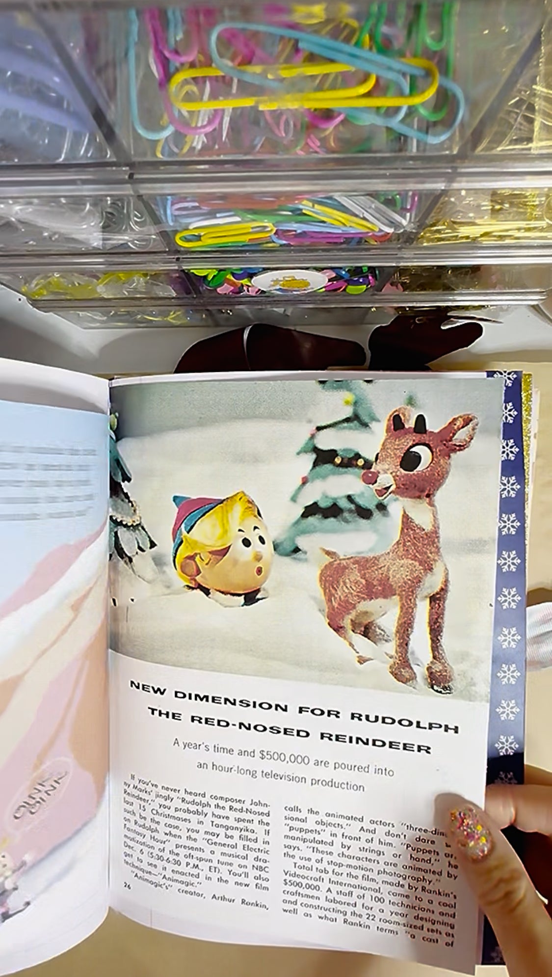 🦌🎄Rudolph the Red Nosed Reindeer Chunky Junky Junk Journal