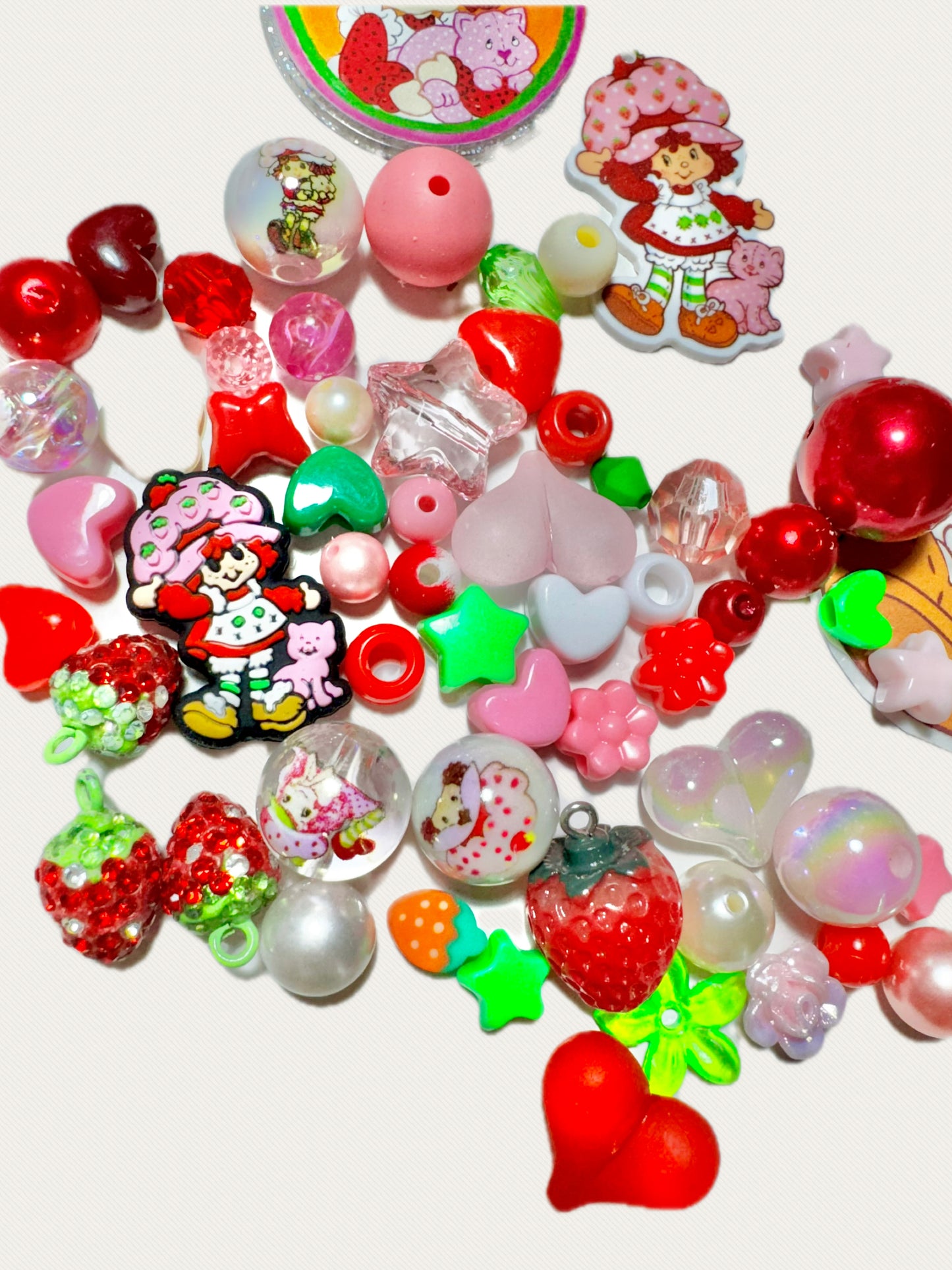 DIY Strawberry Shortcake Bookmark Charm Kit