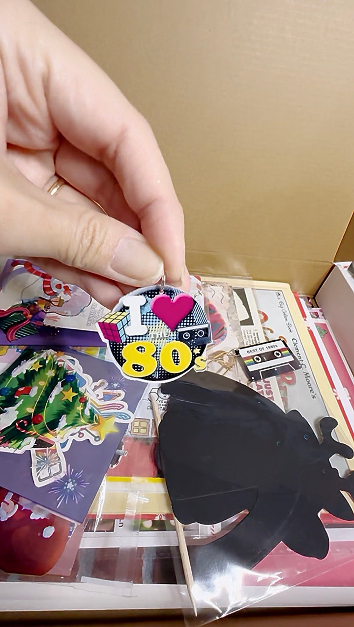 🕹️🎄 80’s Christmas Junk Journal Ephemera Box