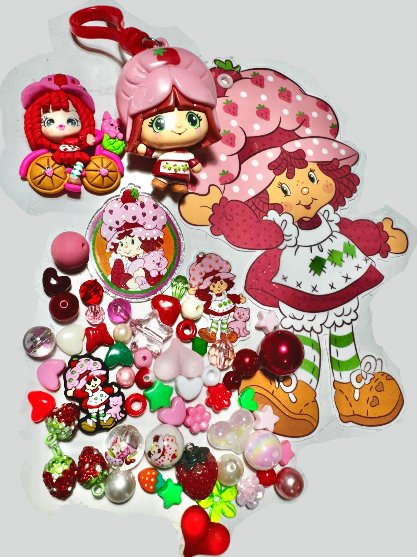 DIY Strawberry Shortcake Bookmark Charm Kit