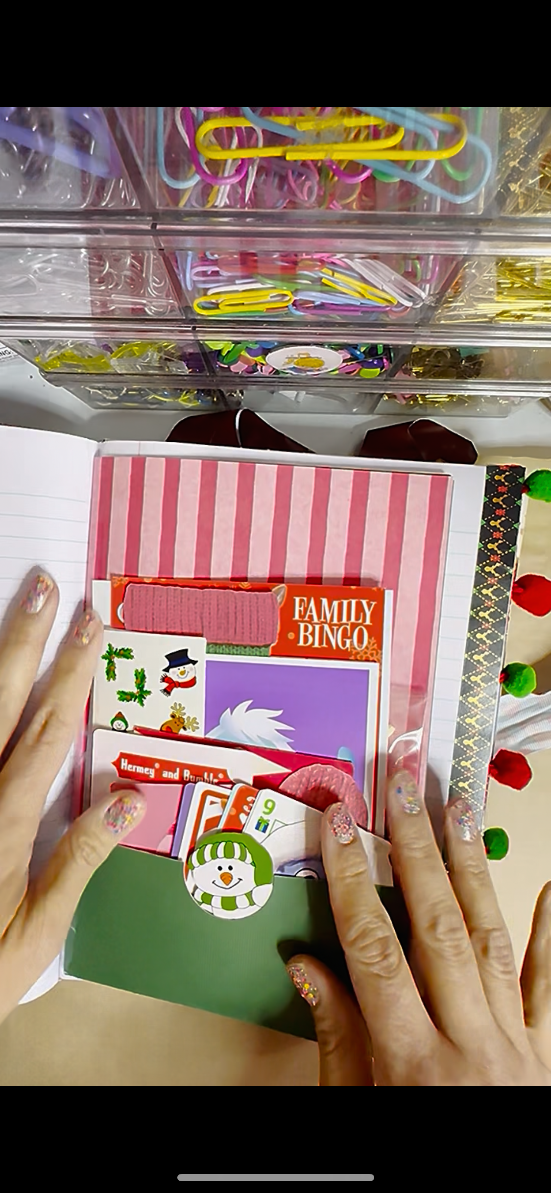 🦌🎄Rudolph the Red Nosed Reindeer Chunky Junky Junk Journal