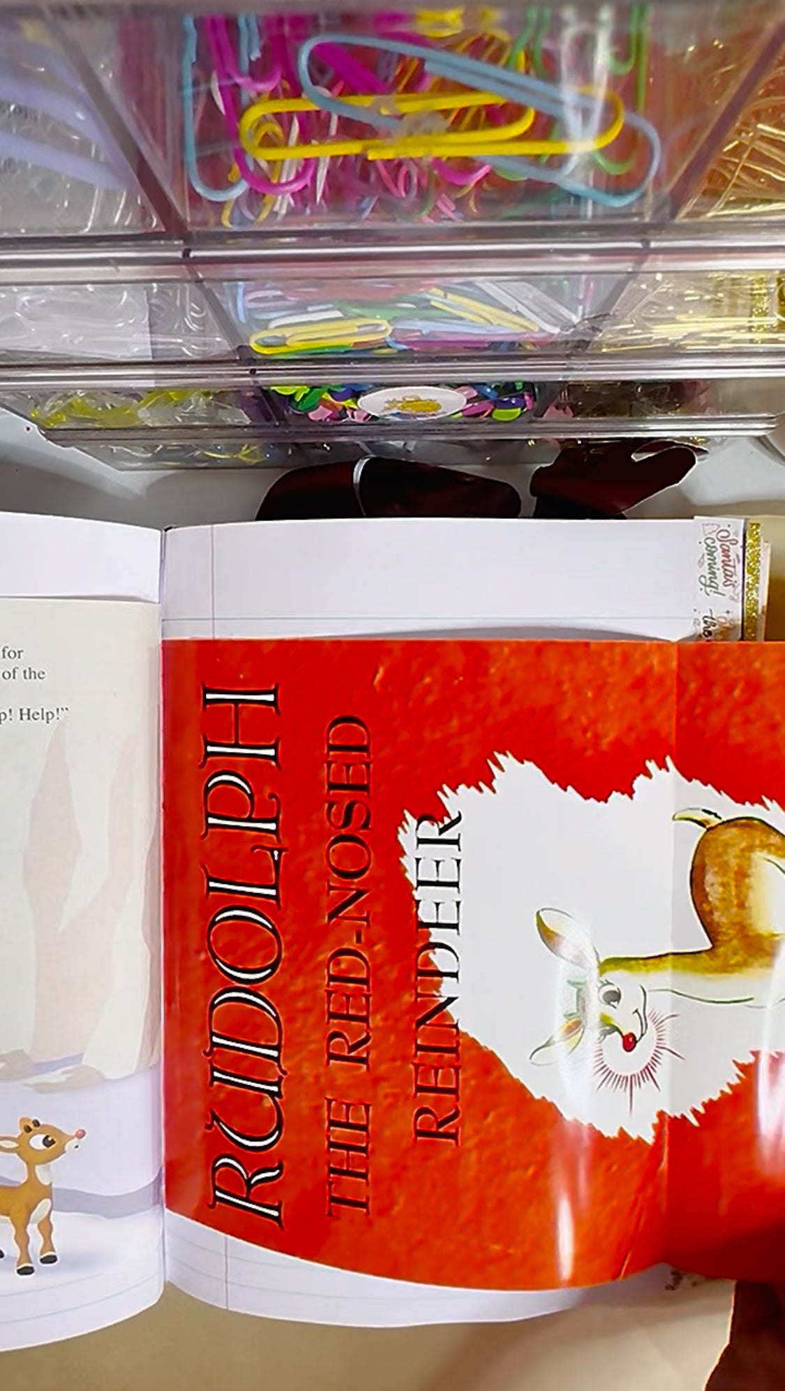 🦌🎄Rudolph the Red Nosed Reindeer Chunky Junky Junk Journal