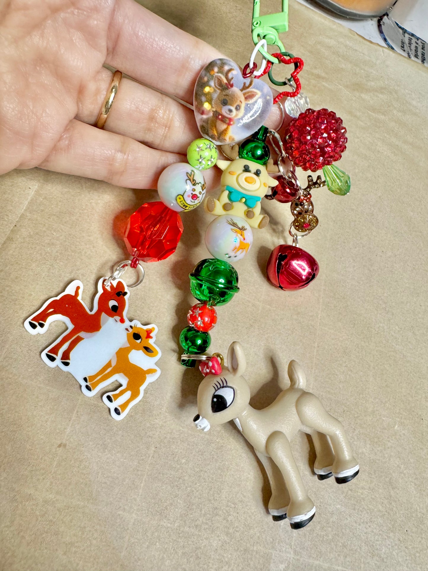 Clarice Rudolph the Red Nosed Reindeer Journal Charm