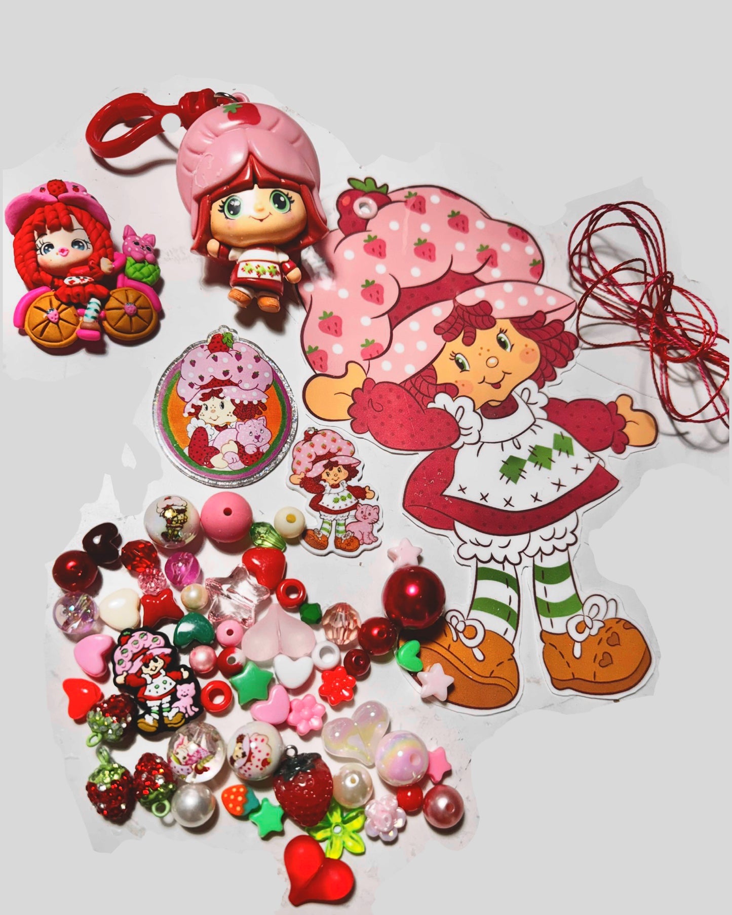 DIY Strawberry Shortcake Bookmark Charm Kit