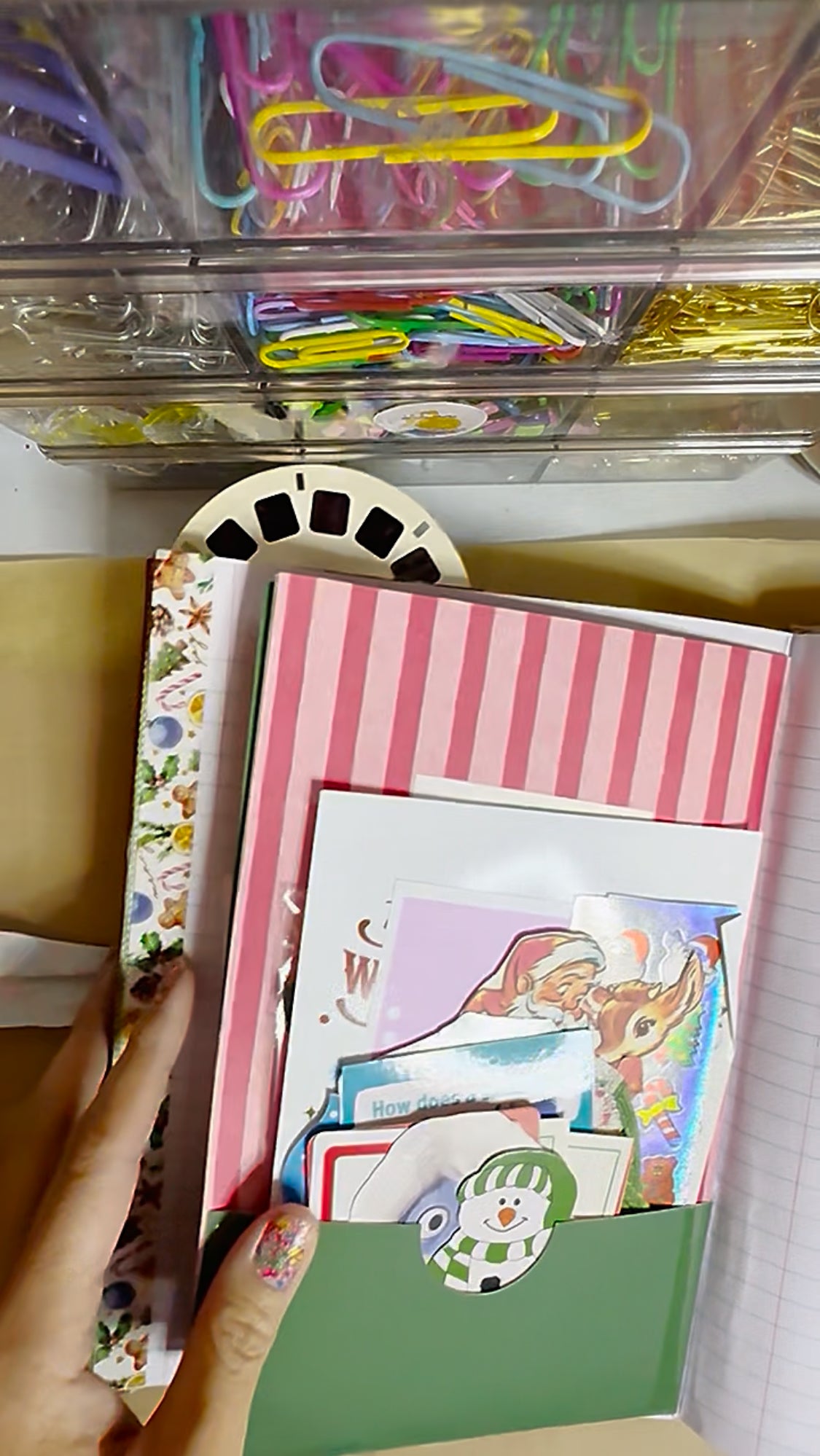 🦌🎄Rudolph the Red Nosed Reindeer Chunky Junky Junk Journal