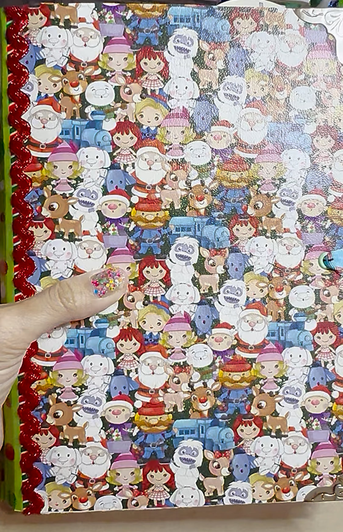 🦌🎄Rudolph the Red Nosed Reindeer Chunky Junky Junk Journal